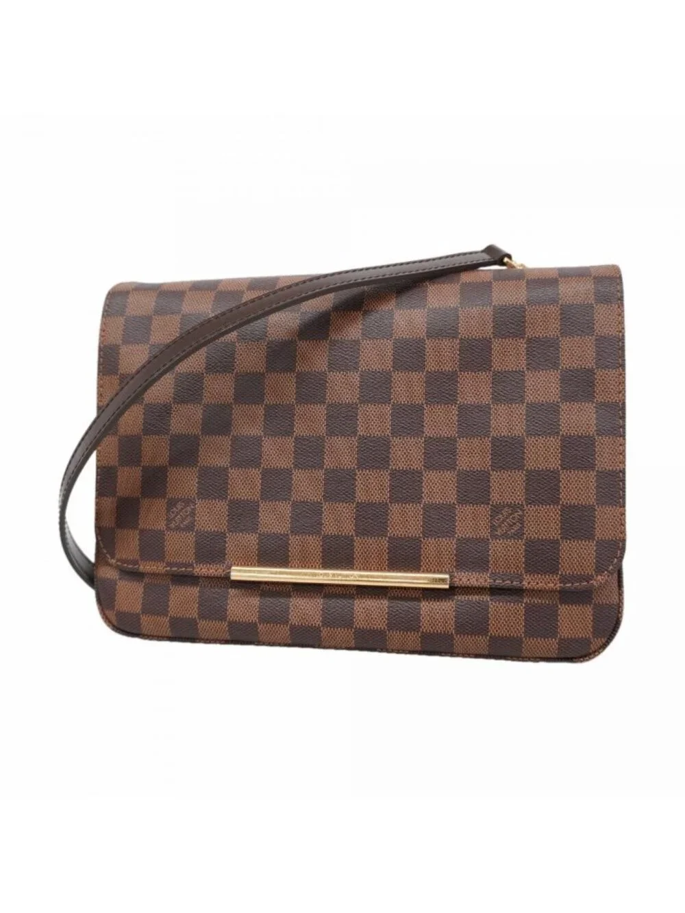 Louis Vuitton Shoulder Bag Damier Hoxton GM Ebene